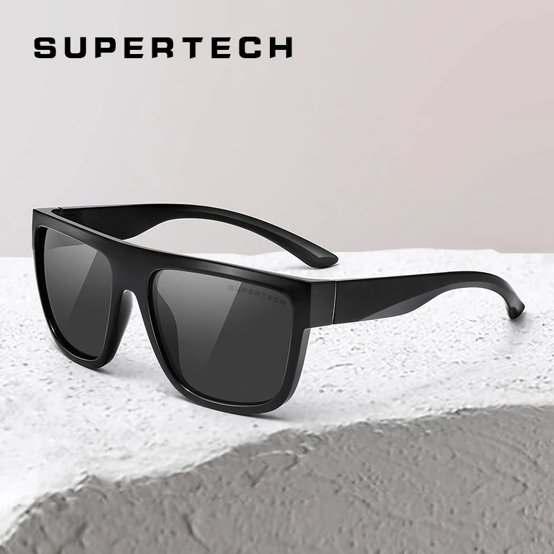 

Мужские солнцезащитные очки SUPERTECH, классические поляризационные очки для вождения, степень защиты UV400, S3013N