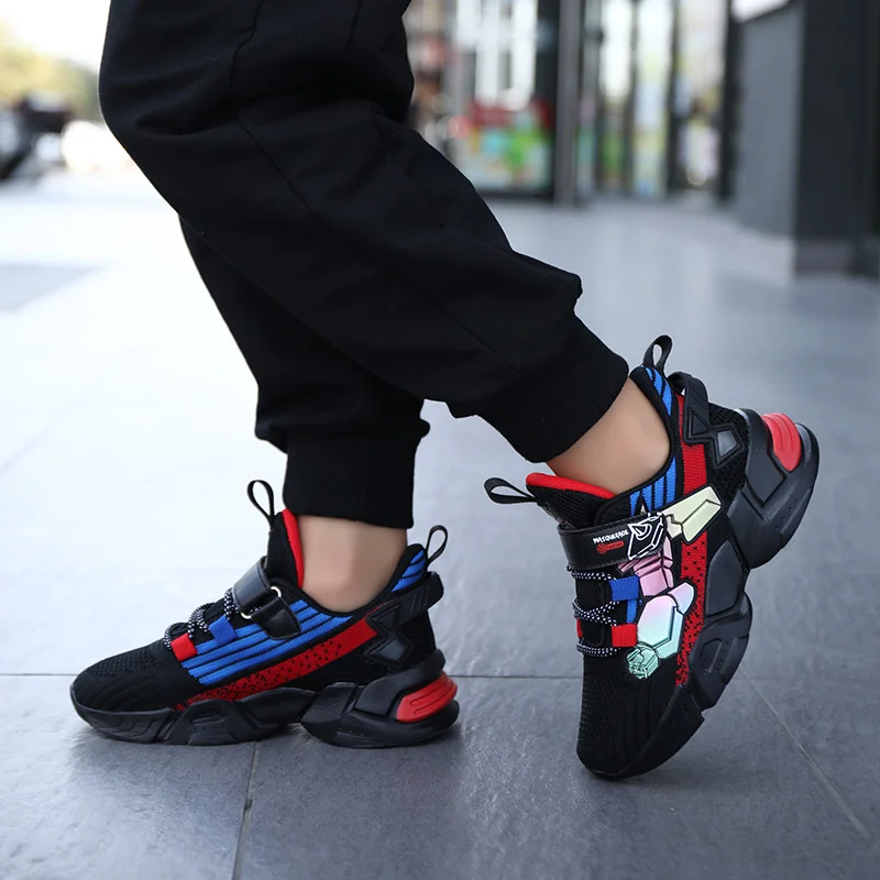 Летние качественные детские кроссовки Обувь для мальчиков Повседневная