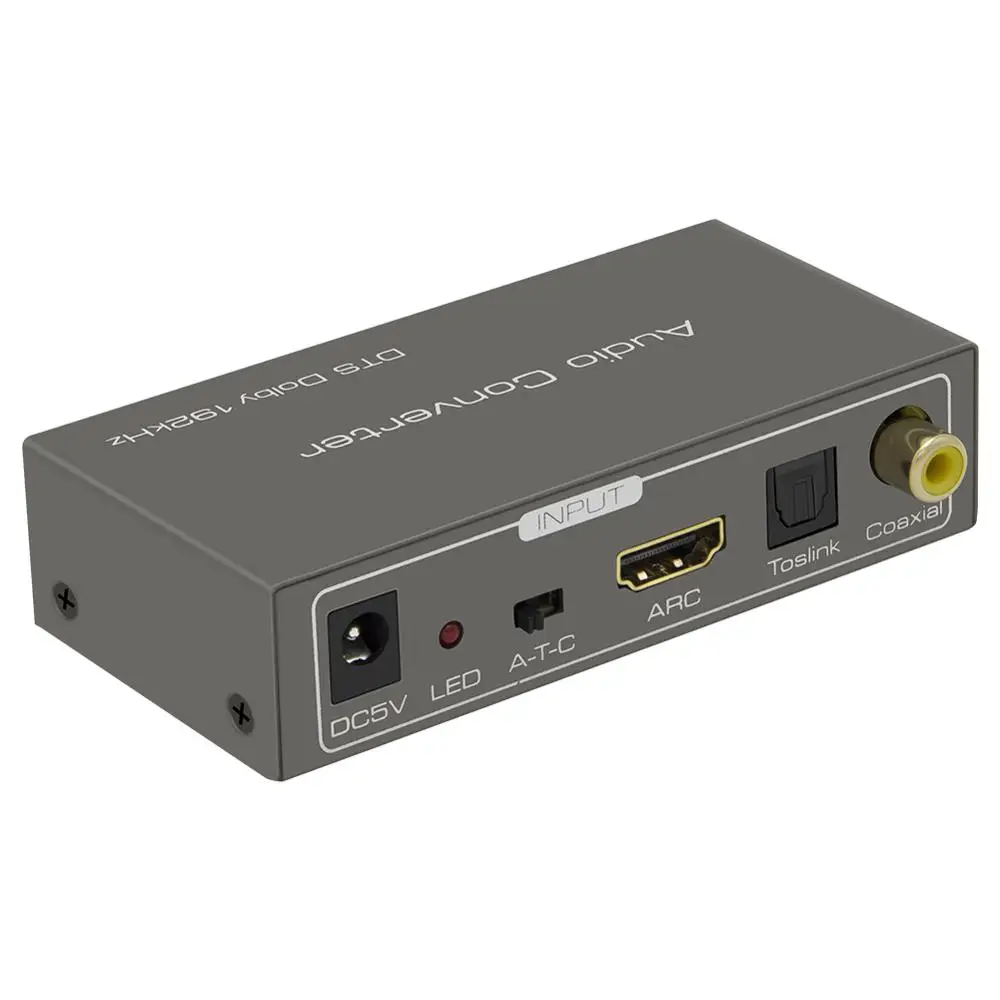 Многофункциональный аудио конвертер HDMI ARC коаксиальный Оптический