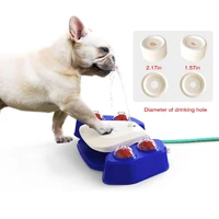 outdoor automatic dog water fountain step on toy dog drinking joy with pets security without electricity for dogs drinking new