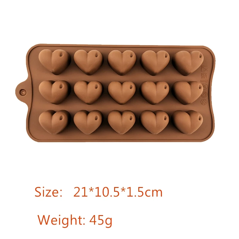 Силиконовая форма для шоколада Форма 3D выпечки пирожных с шоколадной начинкой