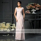 Lakshmigown легкий розовый шифоновый длинное платье для матери невесты 2022 Abendkleid элегантные женские длинные вечерние свадебные платья