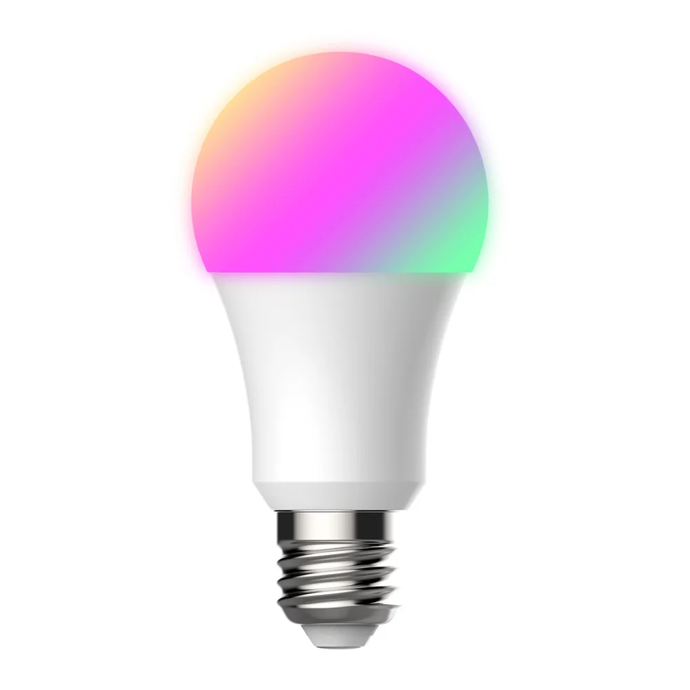 Lonsonho 2 шт. Wifi умная Светодиодная лампа E27 9 Вт RGB + C W Tuya Smart Life App с беспроводным