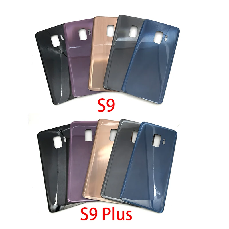 Задняя стеклянная крышка для Samsung Galaxy S9 G960F Plus G965F Крышка батарейного отсека