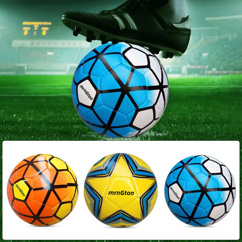 

2020 Classic Size 5 Color mixing Football PU Soccer Balls Training Adult Kick Equipment Kid Gift Outdoor Sport Training Balls