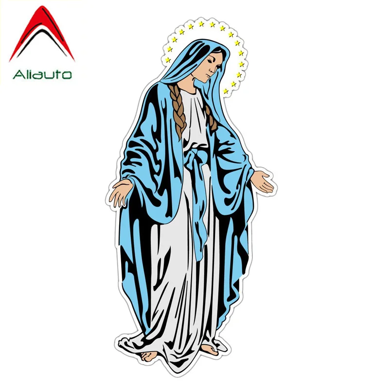 Наклейка на автомобиль Aliauto Saint Mary Jesus Mother God декоративная наклейка из ПВХ для Bmw Audi