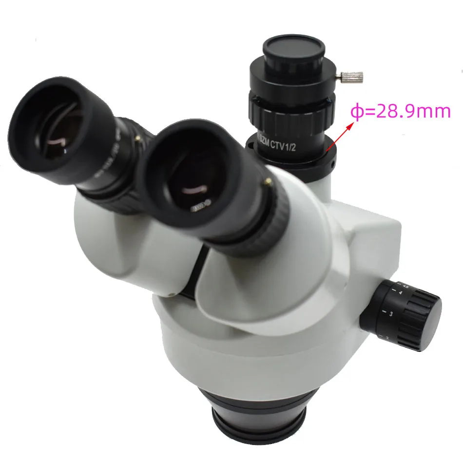 0.5X C-mount адаптер объектива 1/2 1/3 CTV для SZM Тринокулярный Стерео микроскоп аксессуары
