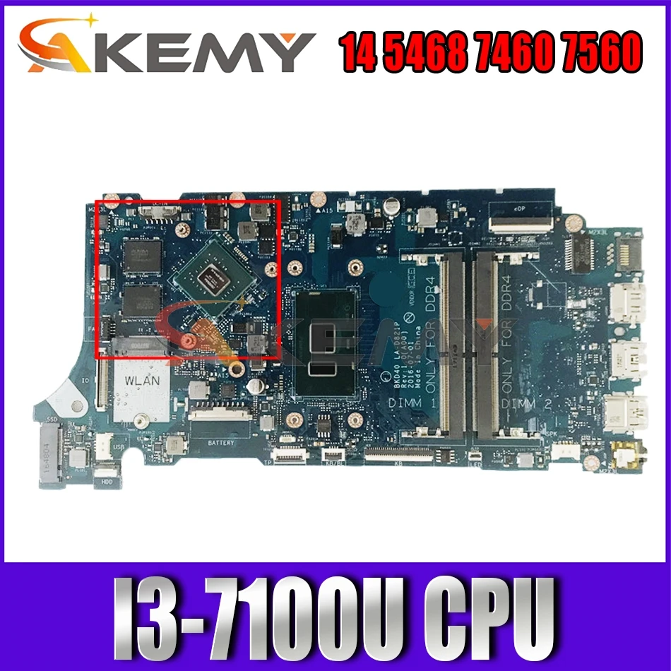 

Материнская плата для ноутбука Dell Vostro 14 5468 7460 7560
