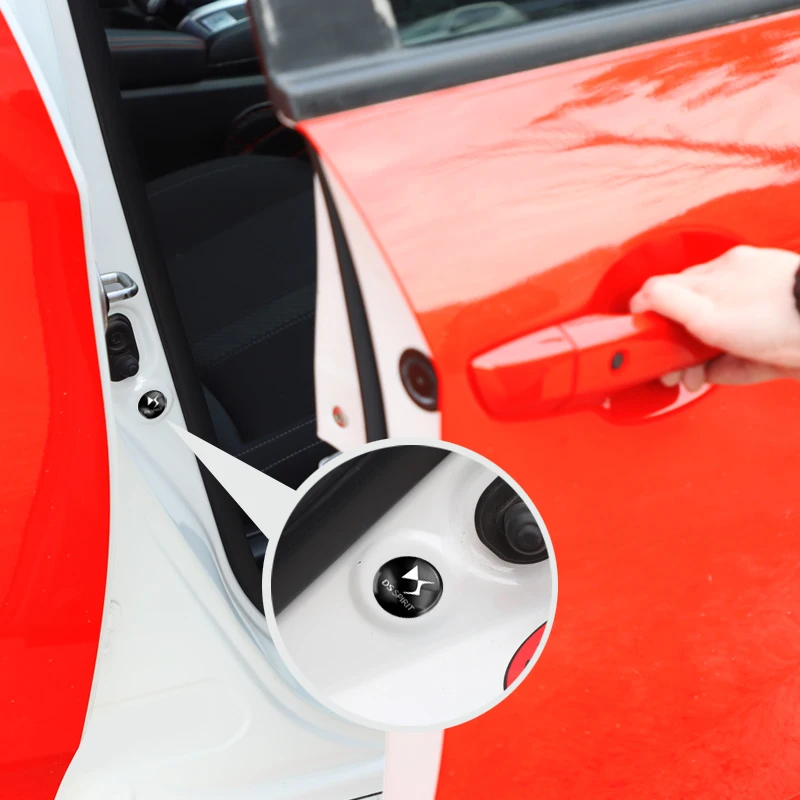 Автомобильные ПВХ наклейки с логотипом двери звукоизоляционные патч аксессуары