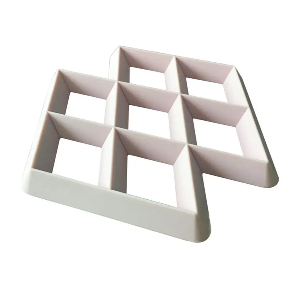 

Household Dining Table Insulation Pad Geometric Hollow Thickened Silicone Insulation Hollow Tableware Coaster