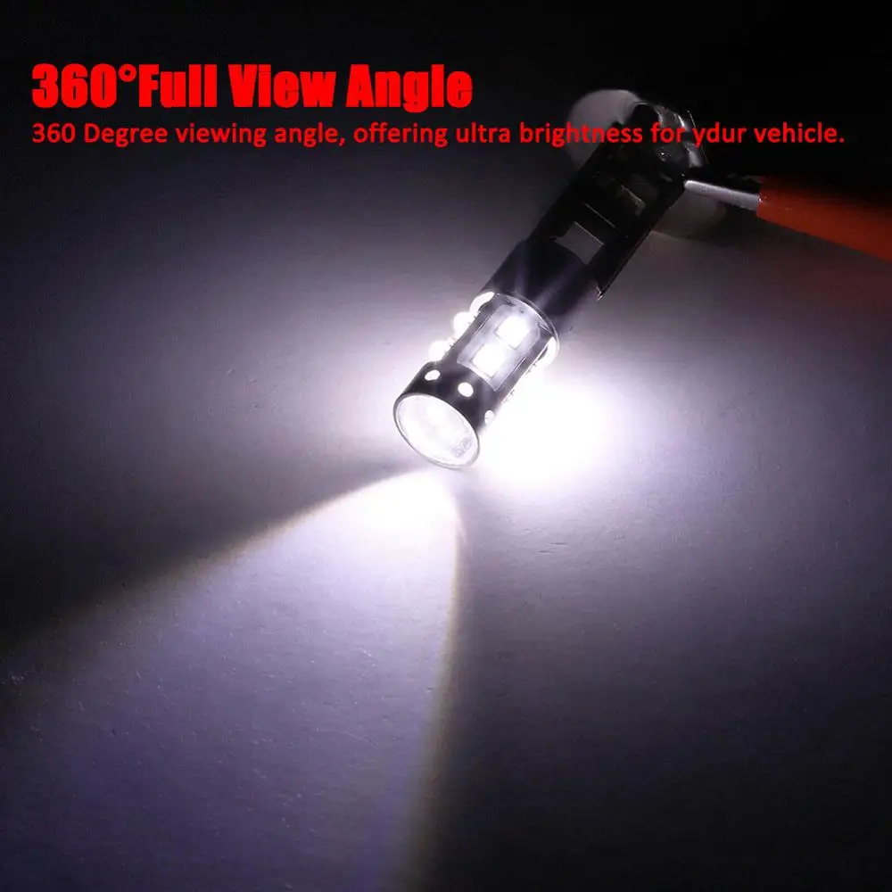 

2pcs H1 100W LED White 12-24V 20-SMD Projector Fog Driving DRL Light Bulb 6000K