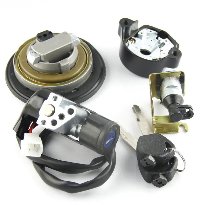 Motorrad Sitz Kraftstoff Gas Cap Kit Zündung Schalter Key Set Für Honda CBR150R CBR125R JC50 CBR125RT CBR125RS CBR125RF 35010-KTY-H5 – Detail 5