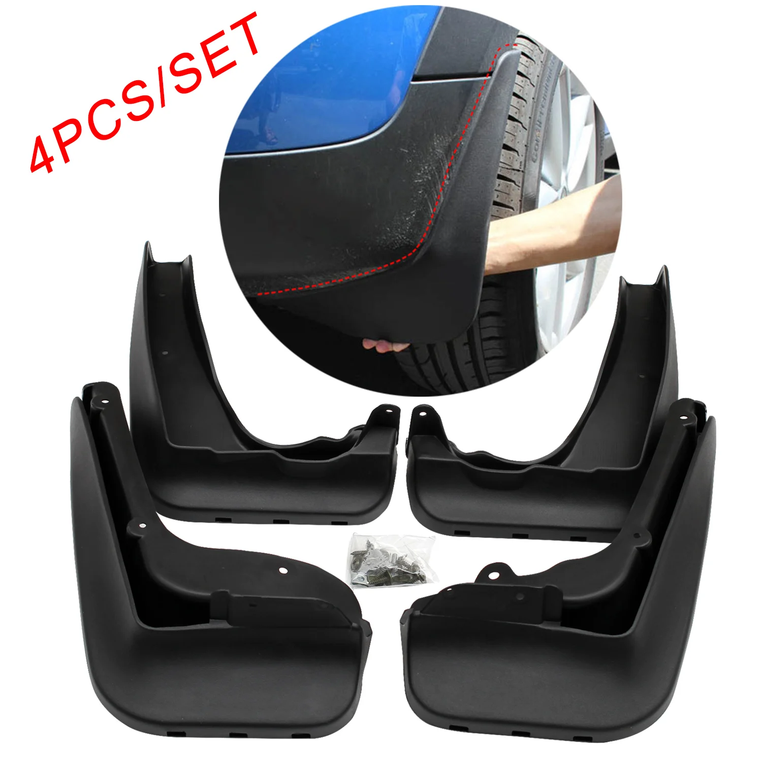 

Mud Fender Splash Guard Wheel Protect Cover Fit For BMW 3 Series F30 F31 2013-2017 Accessories Front + Rear Board