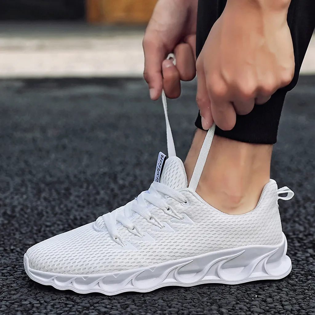 Мужские кроссовки SAGACE удобные повседневные дышащие Нескользящие износостойкие