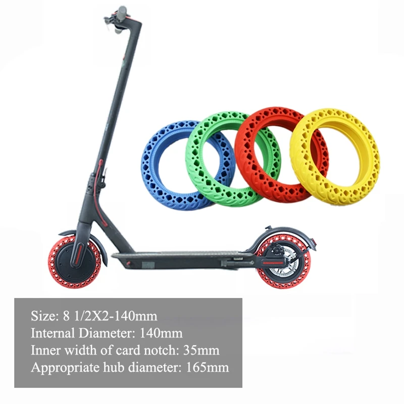 

Rubber Solid Tire For Xiaomi Mijia M365/Ninebot 8.5 inch Electric Scooter Honeycomb Shock Absorber Damping Tyre