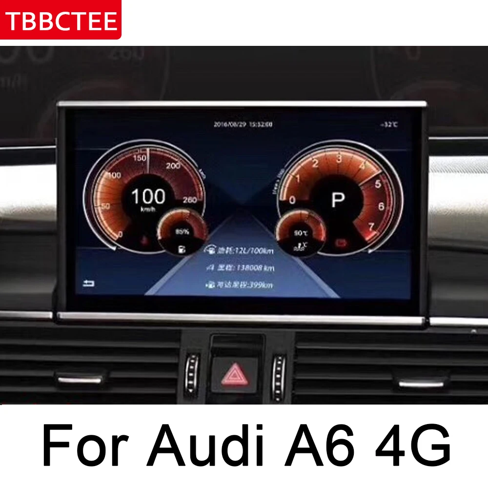 Автомобильный мультимедийный плеер для Audi A6 4G 2011 ~ 2018 MMI IPS Android 8 0 up GPS навигация