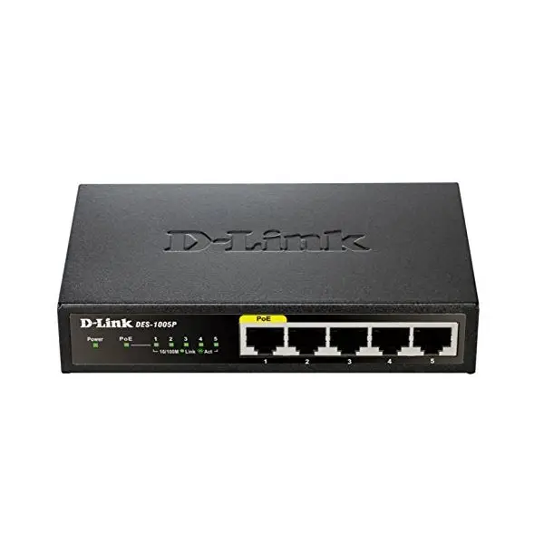 Настольный переключатель D-Link DES-1005P 4 x RJ45 1 PoE | Компьютеры и офис