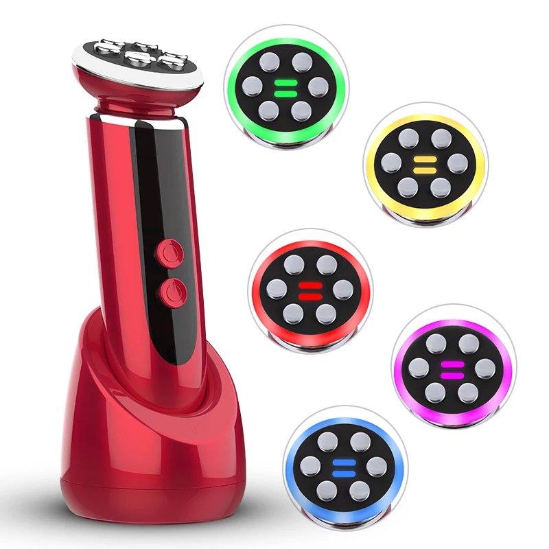 

New Massager for Face Skin Care RF Beauty Device Radio EMS Mesotherapy Electroporation LED Photon Facial Lift Tighten Instrument