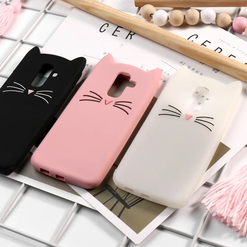 Чехол s для samsung Galaxy J4 J6 плюс J2 Pro J8 J3 J5 J7 чехол 3D чехол с рисунком кошки на samsung J2 J5 J7 Prime Funda