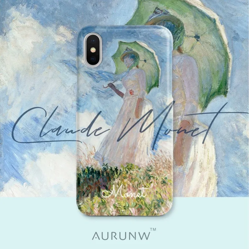

AURUNW For iPhone 11 Case 12 Mini XS 11Pro 12pro Max Cover XR 7 8 Plus X SE 2020 Phone Coque Art Painting Soft Back Capa