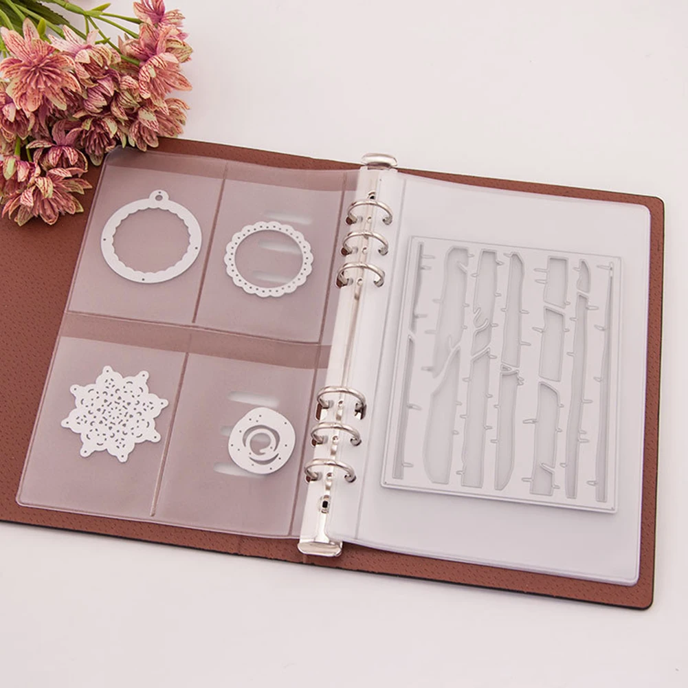 DIY печать для скрапбукинга металлический трафарет-штамп хранения книжный лист держатель Альбом Обложка