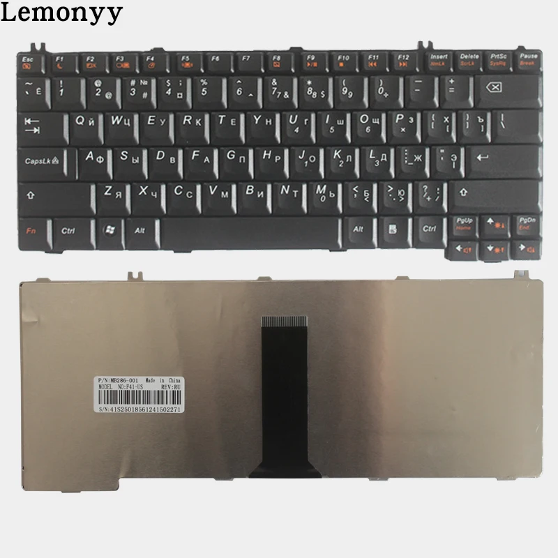 RU Клавиатура для ноутбука LENOVO N100 N200 N500 G530 V100 F31 Y330 C466 C467 N220 14001 14002 E23 E42 Y510 E41 Русская клавиатура