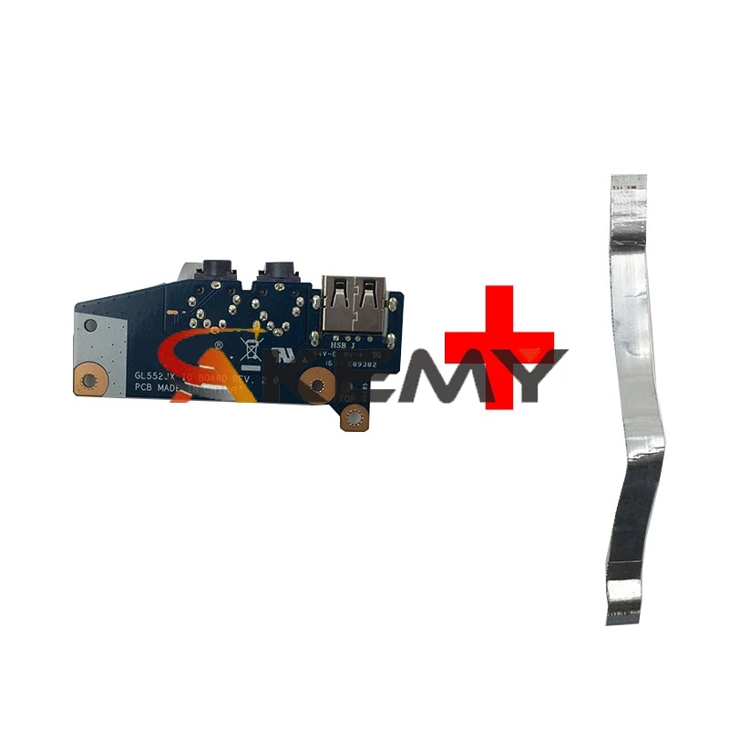 

USB Board Audio Jack Board For Asus GL552 GL552J GL552JX ZX50J Laptop 100% TESED OK Free Cable