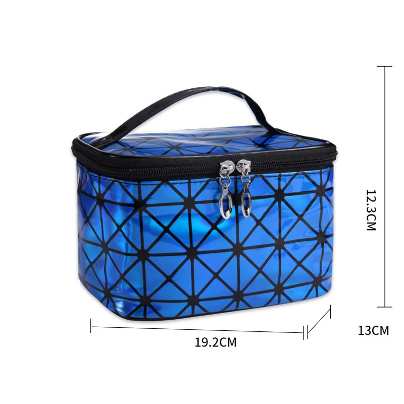 Лазерный косметический мешок для Для женщин кисти органайзер макияжа сумка