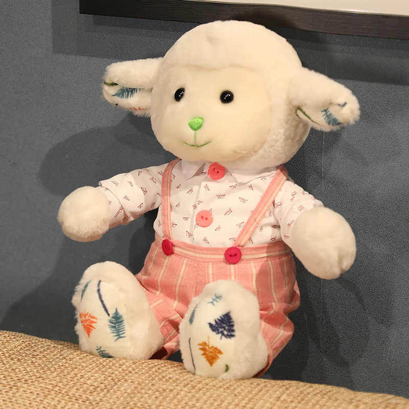 Пара овец Кукла Плюшевая Игрушка овечка кукла для сна комфортная Детская подушка