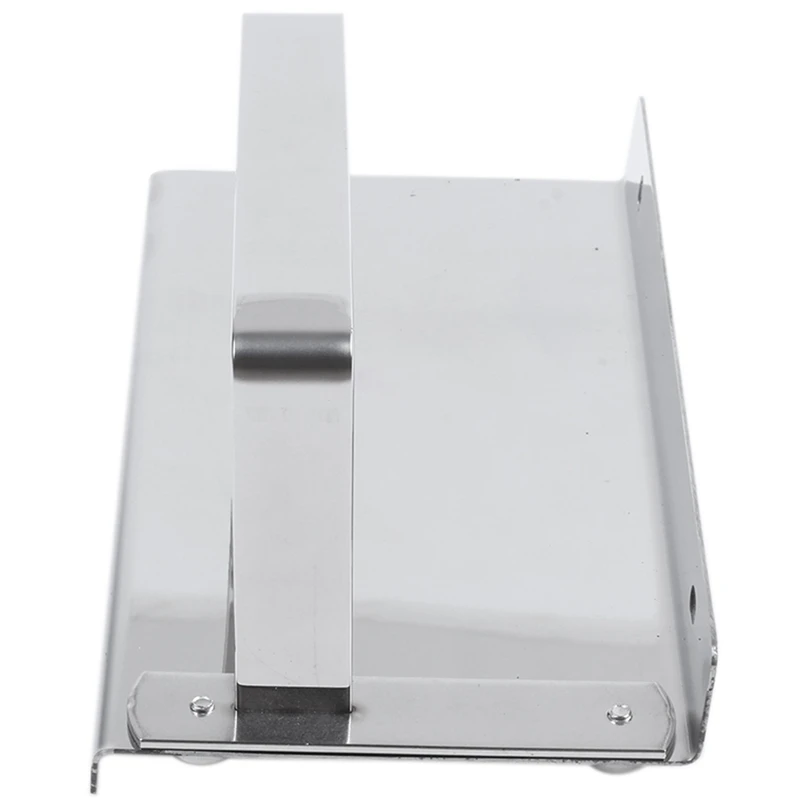 

Stainless Steel Toilet Paper Holder Paper Roll Hanger With Mobile Phone Storage Shelf Polished Chrome