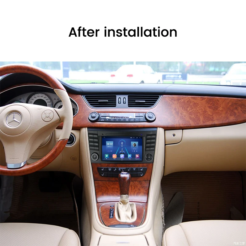 7-дюймовый Android 10 4 + 64G Автомобильный GPS навигатор радио 0 для Mercedes Benz E-Class W211 W219 E200 E220