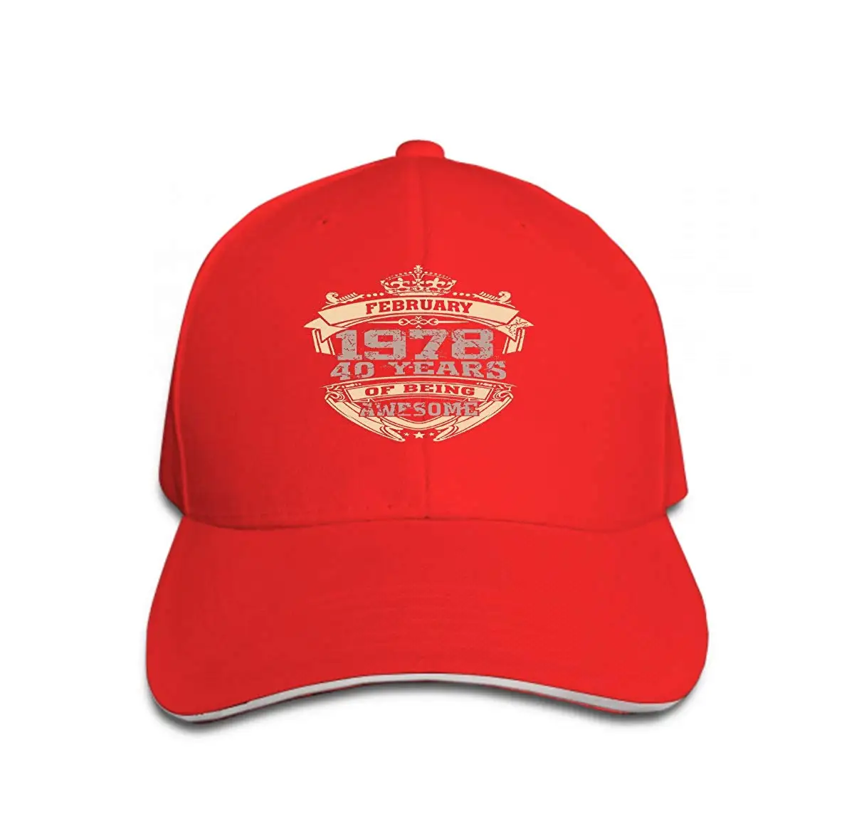 Регулируемая хлопковая шляпа Модная джинсовая бейсболка дизайн forti Years Being Awesome