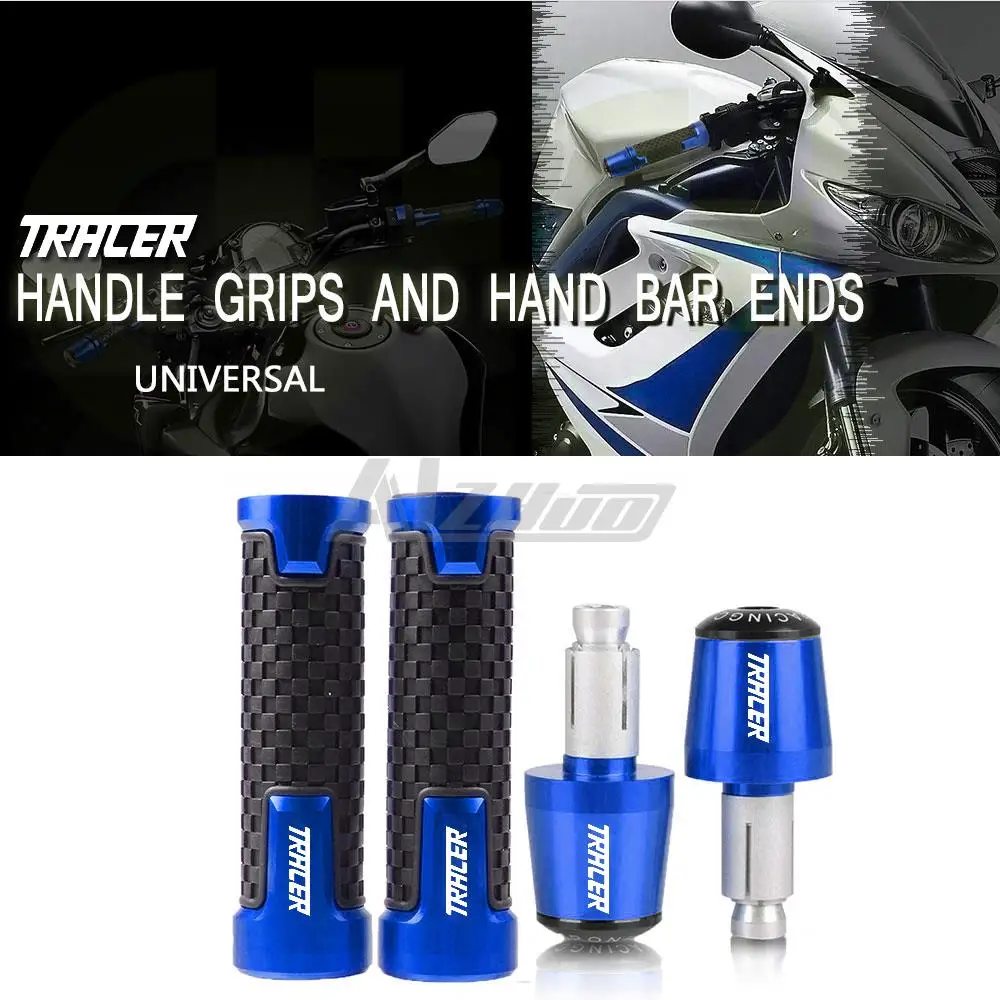 

For YAMAHA TRACER 700 900 GT TRACER700 TRACER900 2021 2020 2022+ Motorcycle 7/8 " 22mm handle grips handlebar Handle Bar End Cap