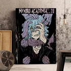 Мой герой Академия японское аниме искусство Bakugou Katsuki плакат печать мультфильм декоративная живопись комната мальчика украшение для дома