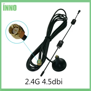 EOTH 1 2 4 шт. 2,4g Антенна 2,4 дБи sma male wlan Wi-Fi ГГц Антенна ipex 1 SMA разъем Удлинительный кабель iot модуль антенна