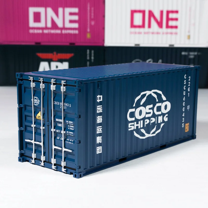 Коллекционная модель контейнера игрушка подарок 1:20 весы COSCO 20 GP грузовик