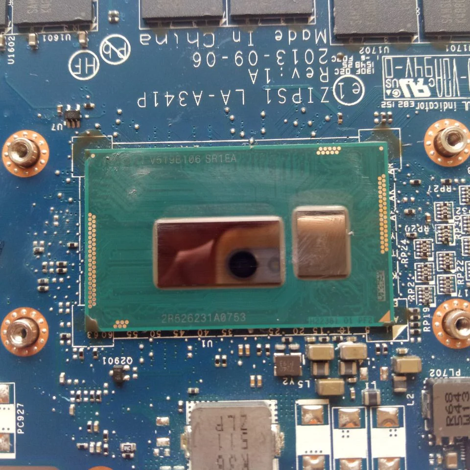 Материнская плата для ноутбука с SR1EA I7-4600U 8GB ram FRU 04X6417 ZIPS1 LA-A341P REV: 1A 100% отлично