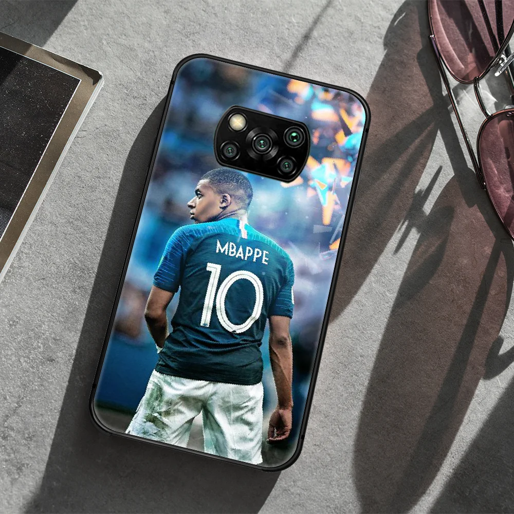 

Mbappe football 7 Phone case Cover Hull For Xiaomi Mi A2 A3 8 9 9T Note 10 Se Lite Pro black Funda Tpu Cell 3D Coque Luxury