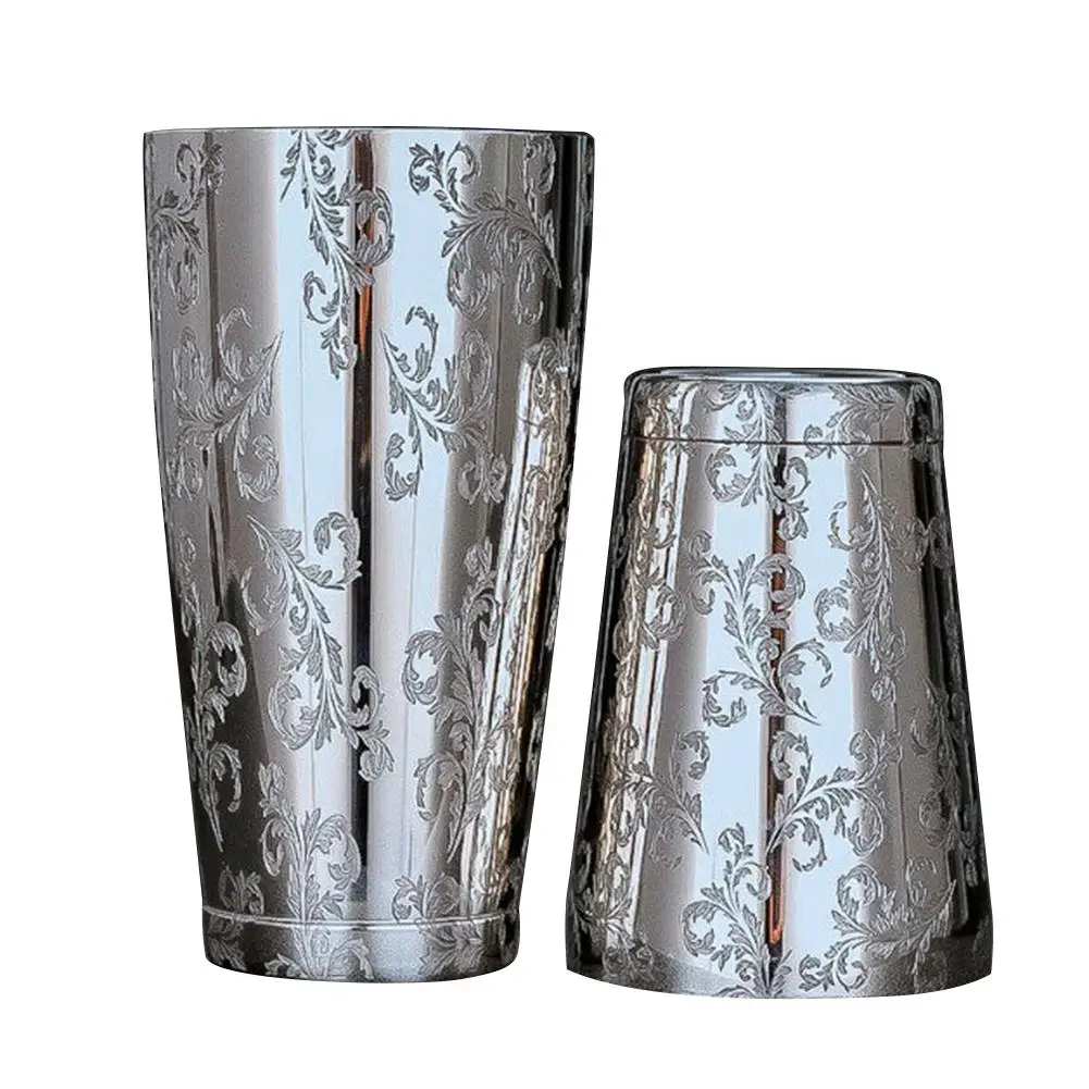 Бостонский шейкер для коктейлей Bartender 2 шт./компл. креативный гравировальный