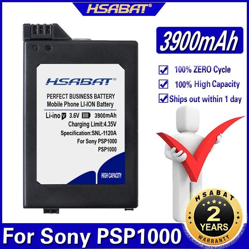 Аккумулятор HSABAT PSP1000 3900 мАч для батарей Sony PSP1000|Батареи| |
