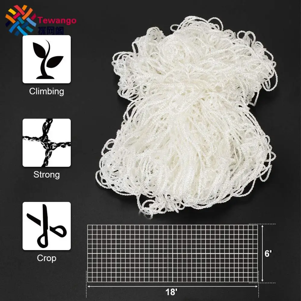 

5x15ft 5x30ft 5x60ft Trellis Netting Nylon Garden Plants Climbing Net Gourd Tomato Vine Flower Support Growing Netting