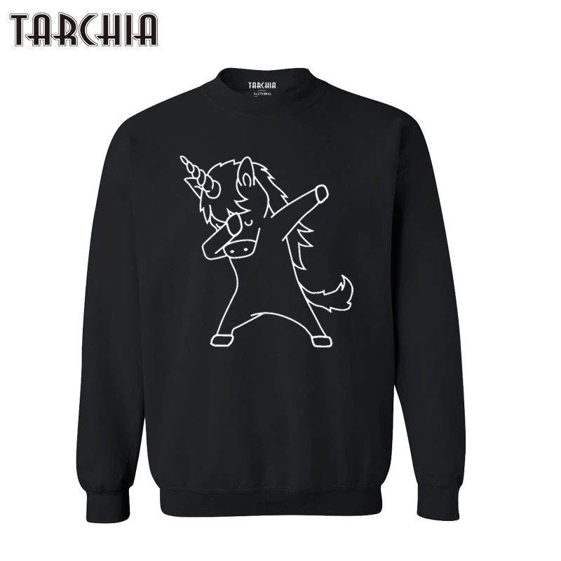 Мужские толстовки TARCHIA недорогие большого размера для танцев с единорогом