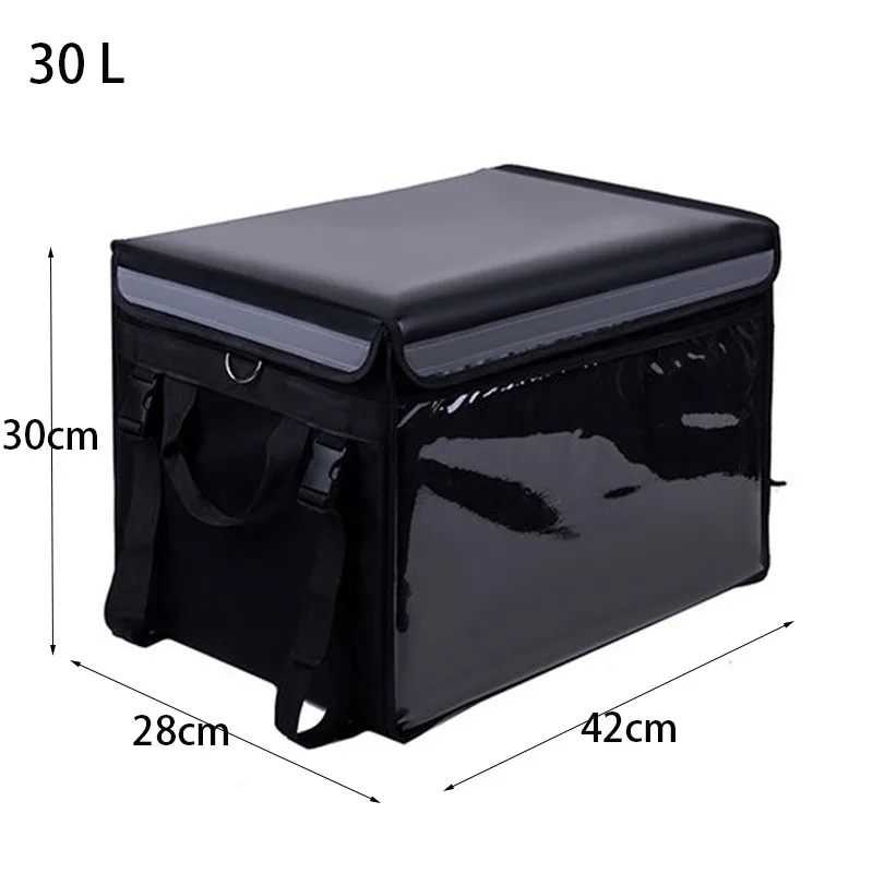 

30L Extra Large Cooler Bag Car Ice Pack Insulated Thermal Lunch Pizza Bag Fresh Food delivery Container Refrigerator Bag