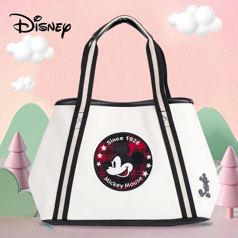 

Disney Mickey Mouse Baby Diaper Bag Large Capacity Mother Tote Bag Baby Fashion Diaper Bag Waterproof Travel Stroller Bag New
