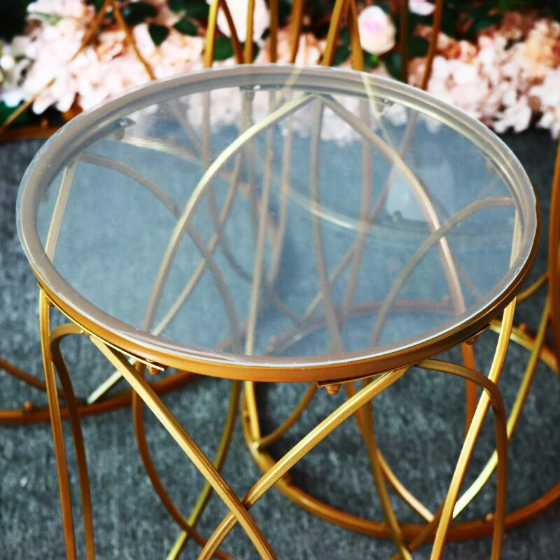 Железный полый цилиндр десертный стол для помещения где встречают гостей