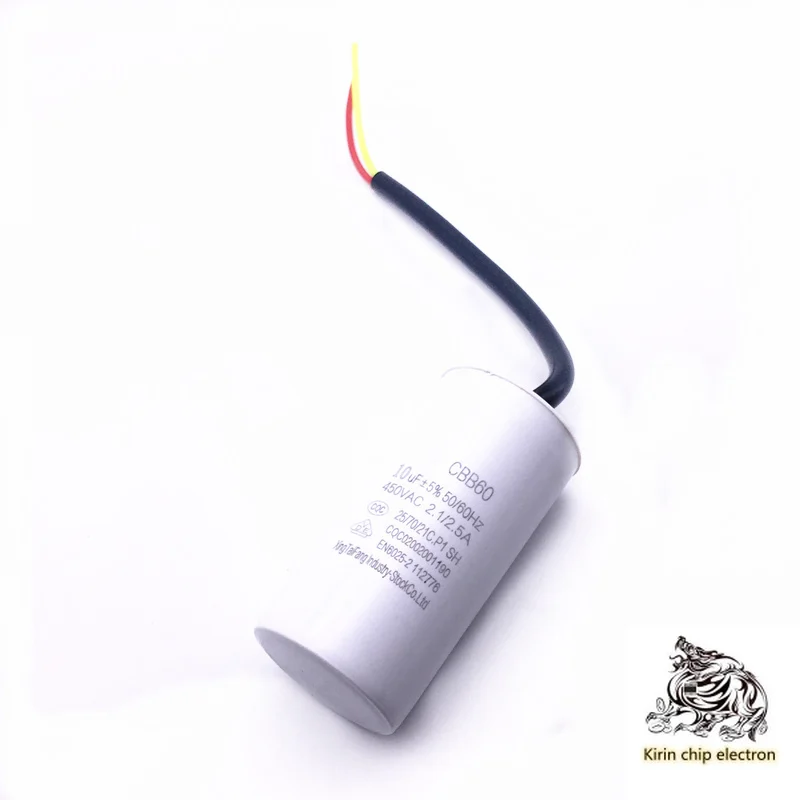 Конденсатор для стиральной машины CBB60 10 мкФ 450V 5% dewaterer шт./лот водный насос