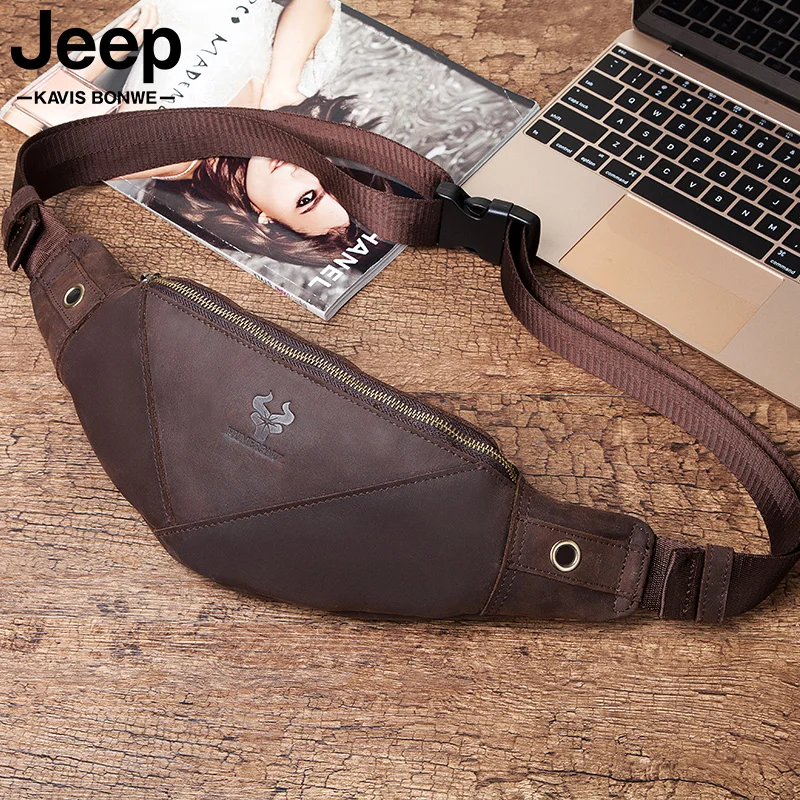 Мужская поясная сумка из натуральной воловьей кожи мужской держатель для