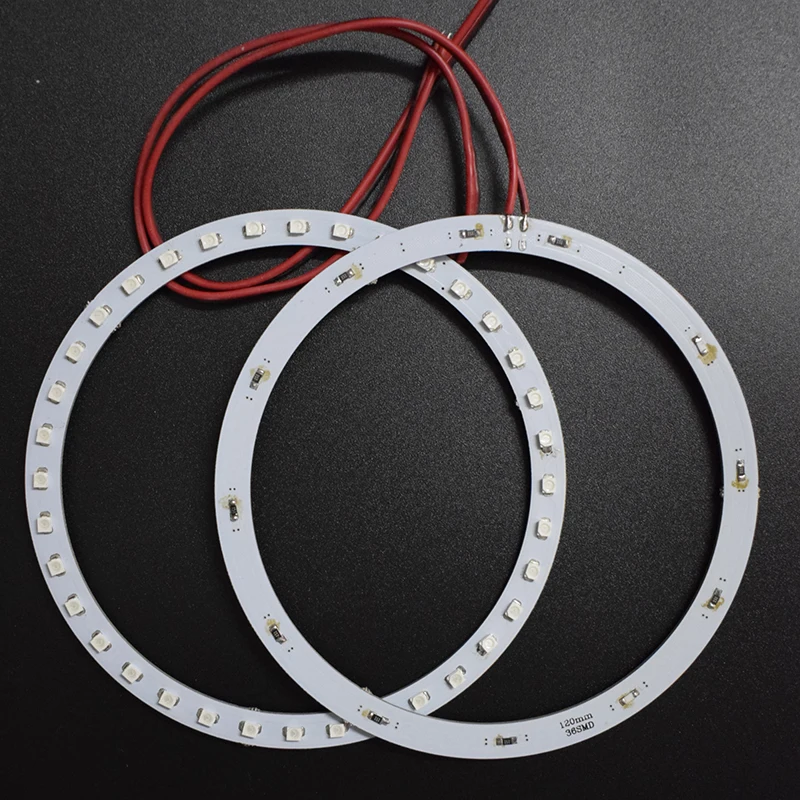 2 шт. x белый/синий/красный/зеленый/желтый 120 мм 3528 36 SMD Автомобильный светодиодный