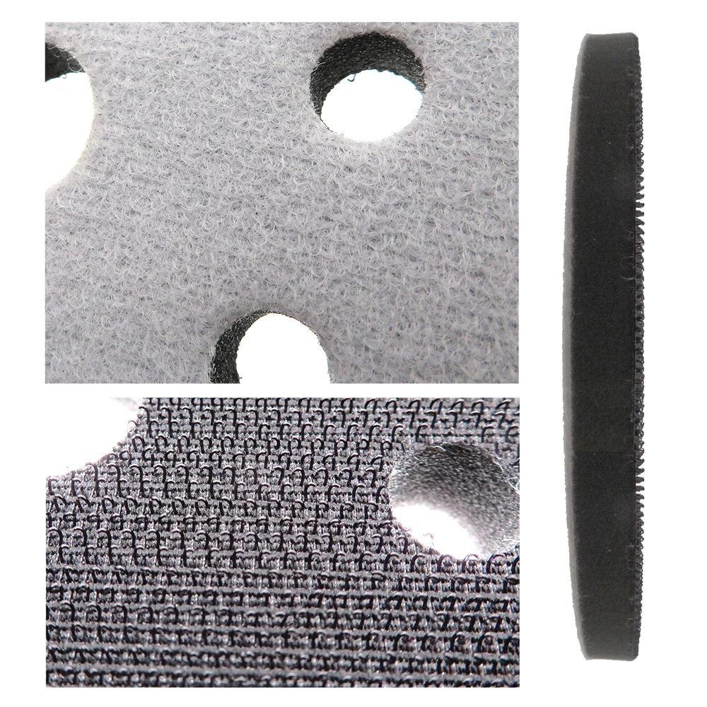 

Abrasive Cutting Sander Grinder 1pc Interface Pad Polishing 5 Hook Loop Sponge
