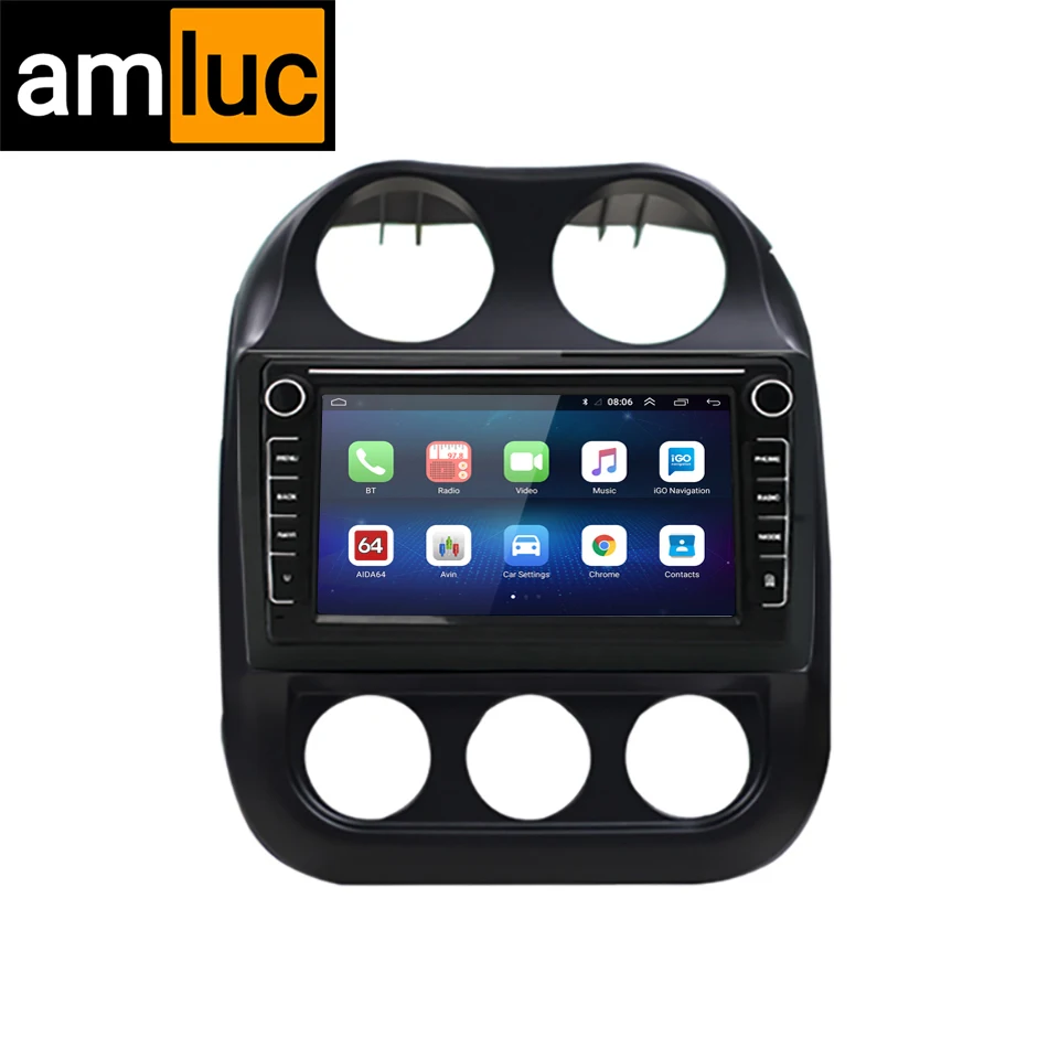 Автомагнитола для JEEP Compass 2009 2010 2011 2012 2013 2014 2016 Gps-навигация мультимедийный блок
